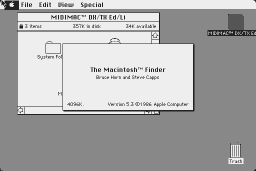 Screenshot for MIDIMAC DX-TX Ed-Li